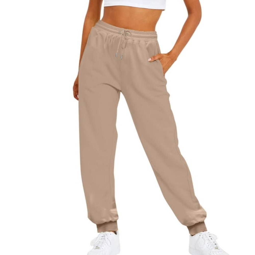 Aeropostale A87 Sport Women's Joggers Sweatpants in Warm Peach Tan Size S